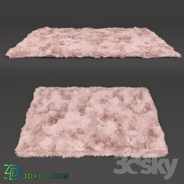 Carpets - Carpet pushitsy pink _ BLUSH faux fur rug in pink