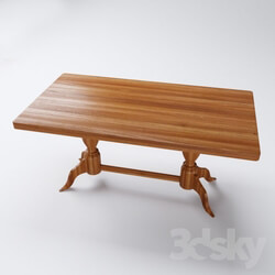 Table - wooden table 