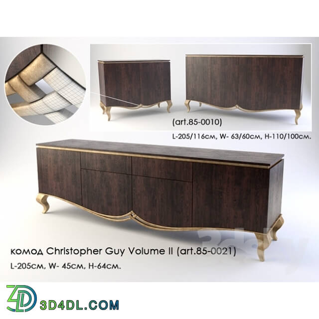 Sideboard _ Chest of drawer - drawers Christopher Guy Volume II