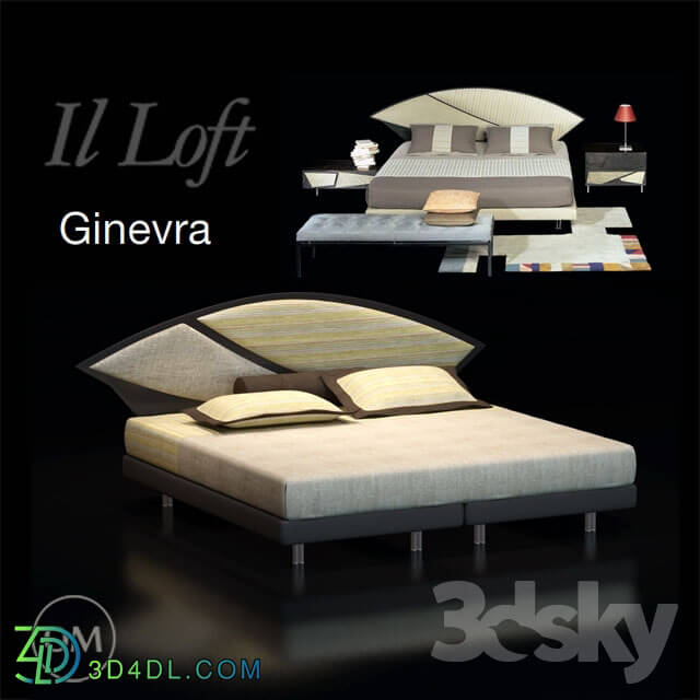 Bed - IL Loft_ bed GINEVRA