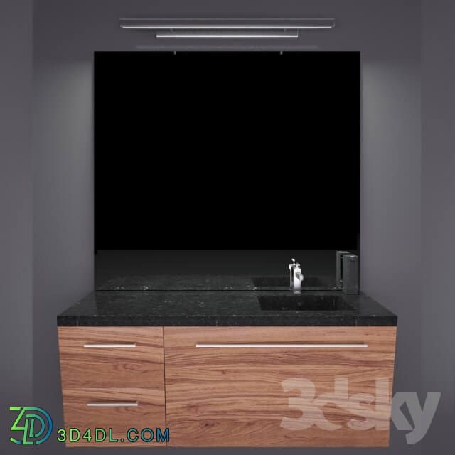 Bathroom furniture - Pelipal Velbano Oblique_ LineaLight Solid 3694_ Pomd _or Jack