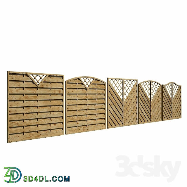 Other architectural elements - Wooden fence