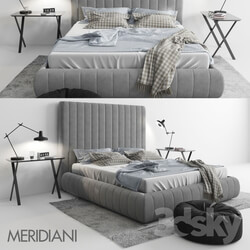 Bed - Meridiani Tuyo Bed 