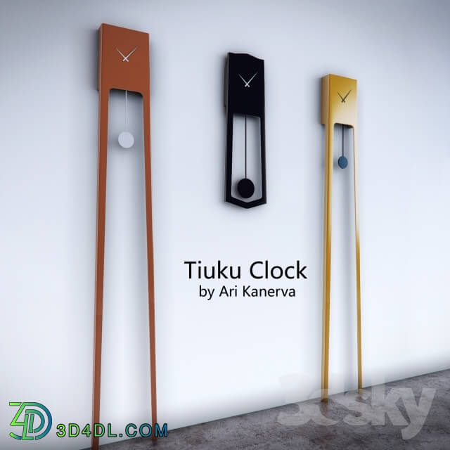 Other decorative objects - Tiuku Clock by Ari Kanerva