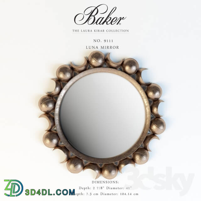 Mirror - Baker_No. 9111_Luna Mirror