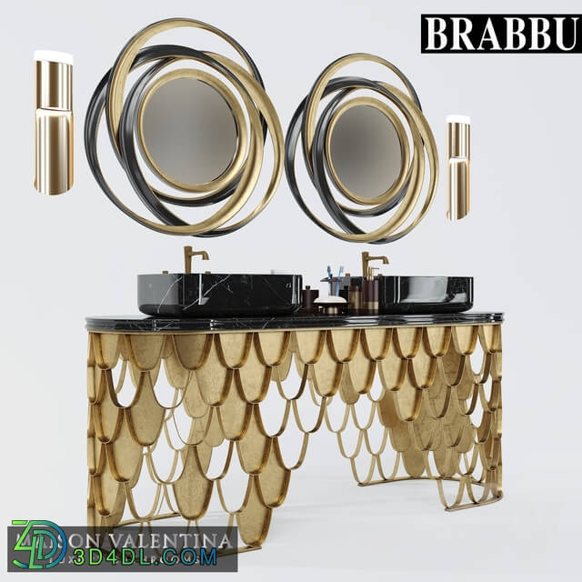 Bathroom furniture - Koi Double Washbasin