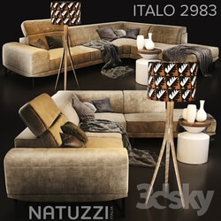 Sofa - Sofa Natuzzi Italo 2983 