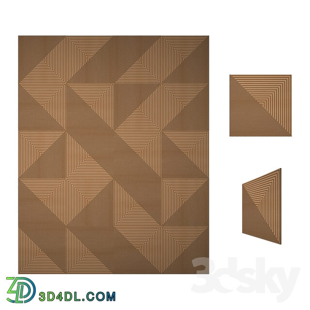 3D panel - 3D Panel Op Art Brand PanelPanel