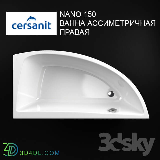 Bathtub - BATH Cersanit NANO 150