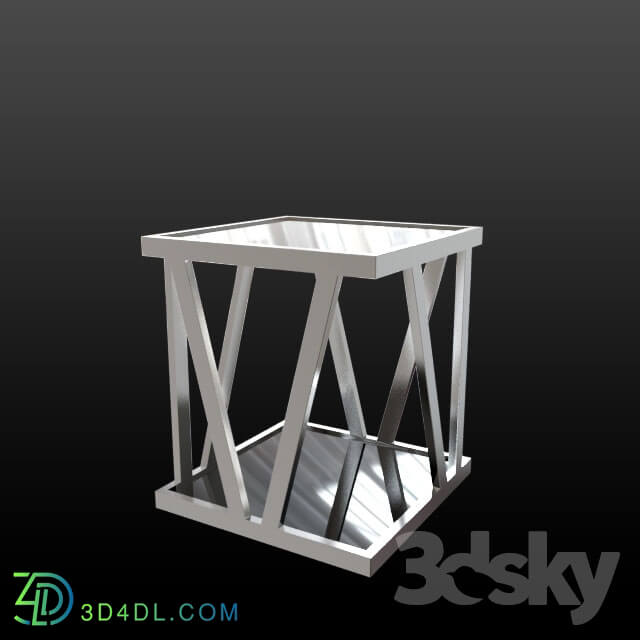 Table - stainless steel coffee table