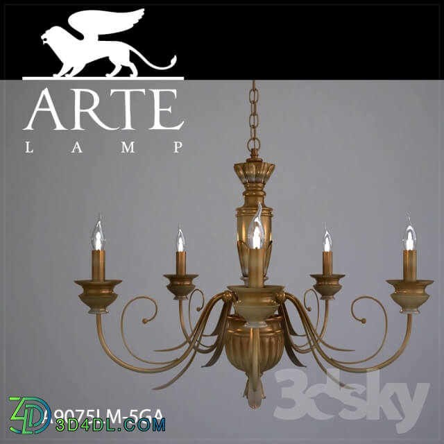 Ceiling light - Chandelier ArteLamp A9075LM-5GA