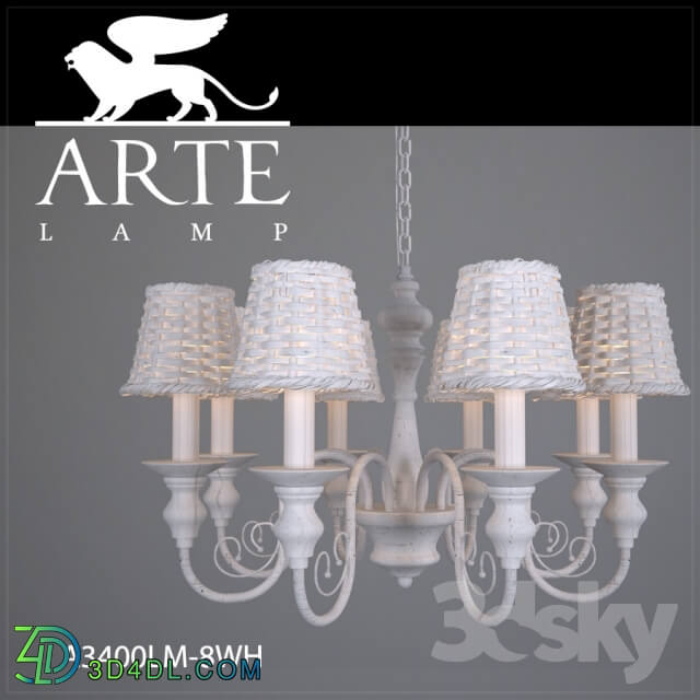 Ceiling light - Chandelier ArteLamp A3400LM-8BR