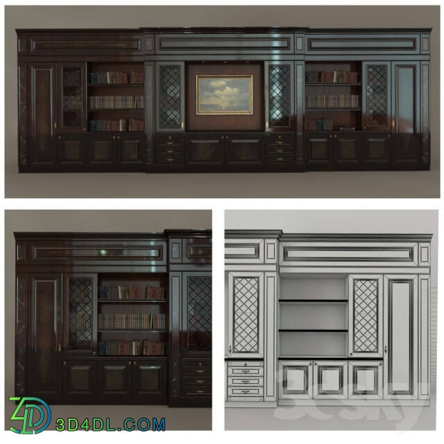 Wardrobe _ Display cabinets - Library Book