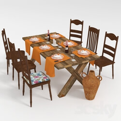 Table _ Chair - Garden Table 
