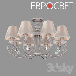 Ceiling light - OM Classic chandelier with lampshades Eurosvet 60069_8 Incanto 