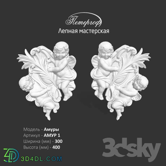 Decorative plaster - AMURY Peterhof - stucco workshop