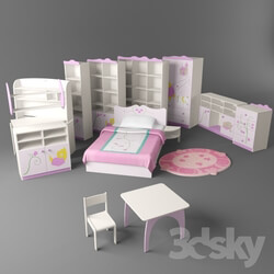 Full furniture set - Kids Princess furniture 