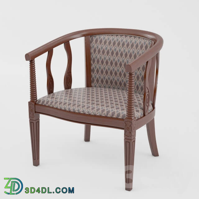 Arm chair - Classic dark armchair