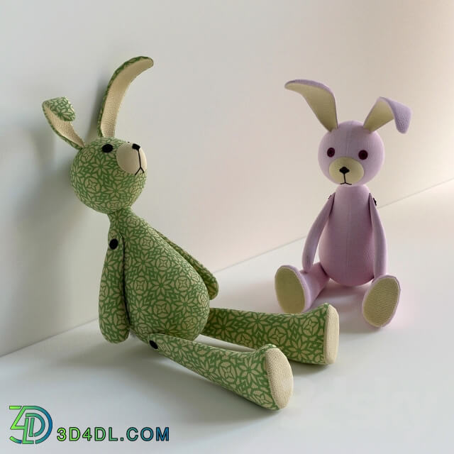 Toy - rag hare