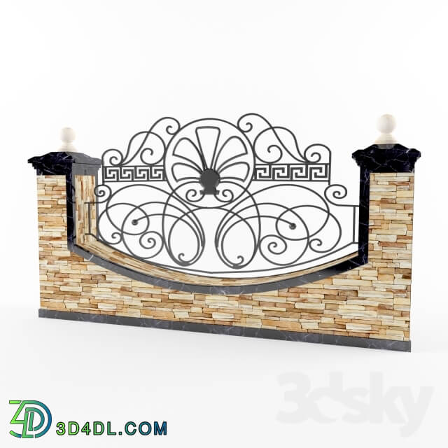 Other architectural elements - forged fence