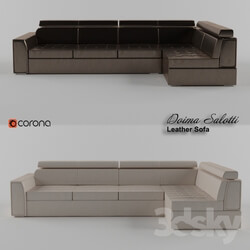 Sofa - Doima Salotti Leather Sofa 