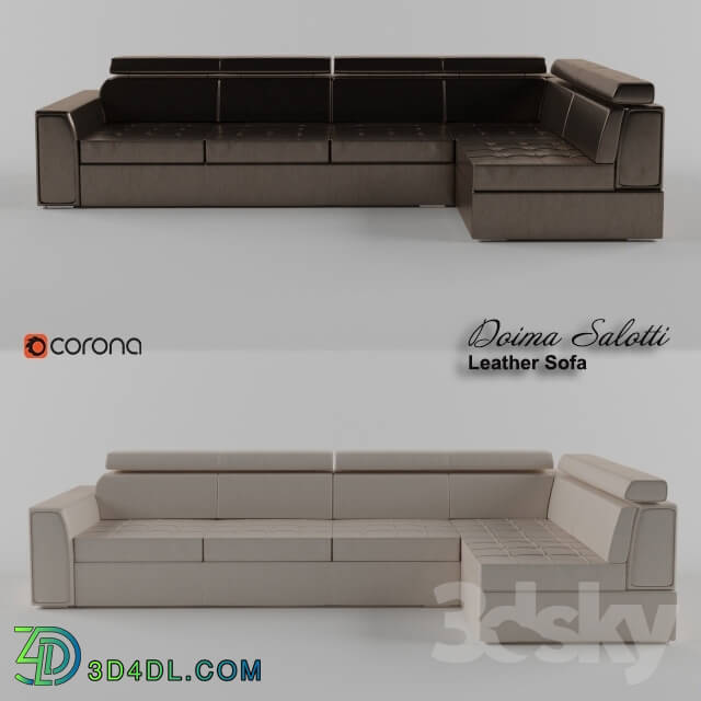 Sofa - Doima Salotti Leather Sofa