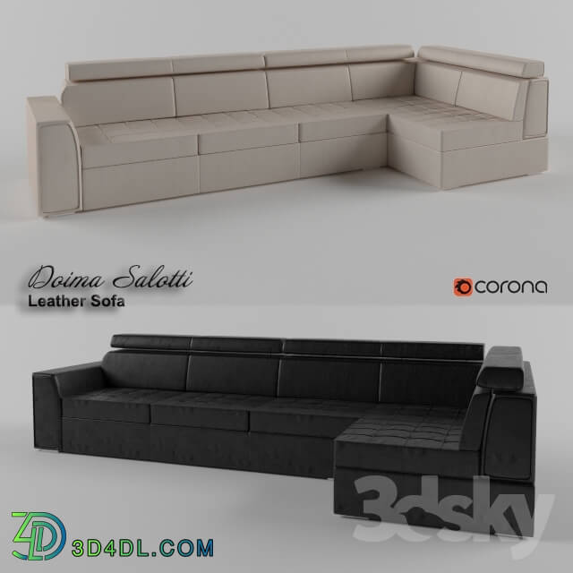 Sofa - Doima Salotti Leather Sofa