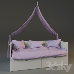 Bed - Children__39_s canopy bed 