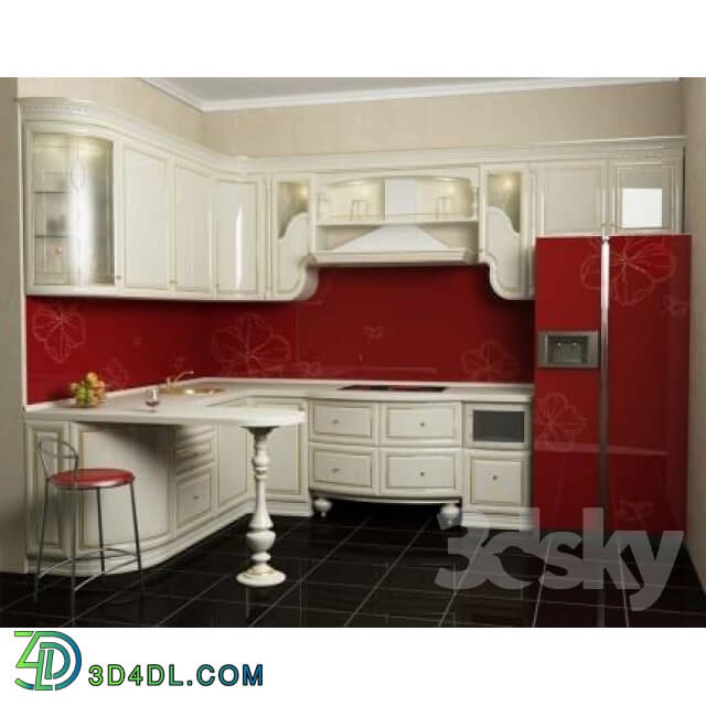 Kitchen - Kitchen classic _Larisa-t GOLD_.