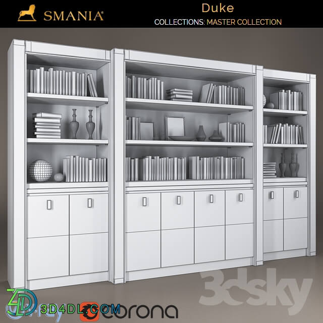 Wardrobe _ Display cabinets - SMANIA DUKE wardrobe 8 doors