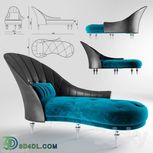 Other soft seating - Chaise Ottoman Visionnaire Tiway