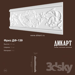 Decorative plaster - DF-139_206h19mm 