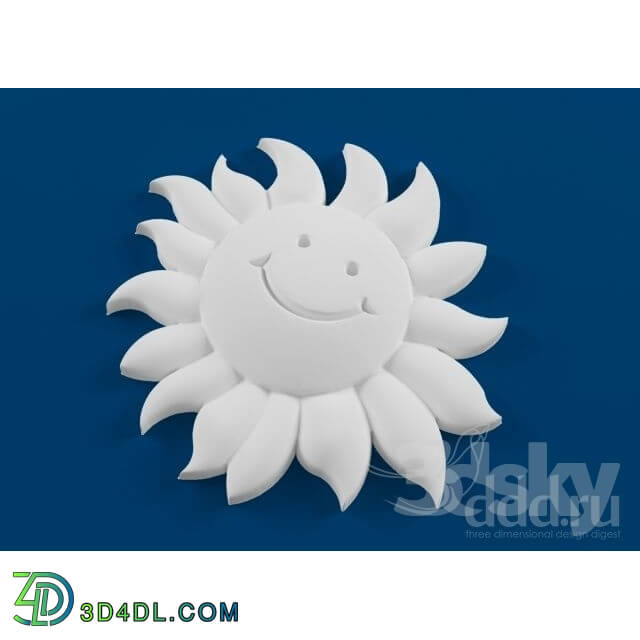 Decorative plaster - SMILE SUN