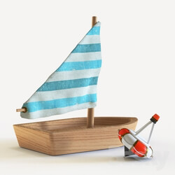 Toy - Children__39_s toy sailboat 