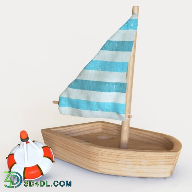 Toy - Children__39_s toy sailboat