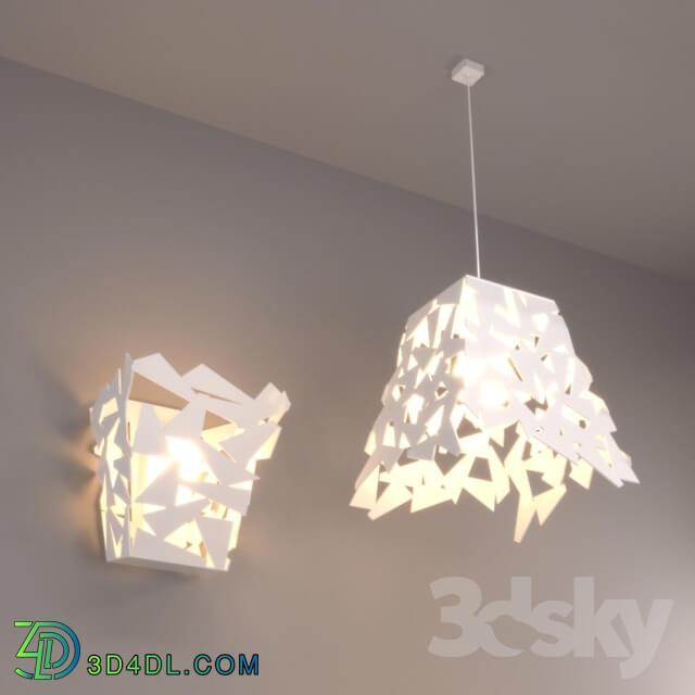 Ceiling light - Chandelier_and_bra_Eglo