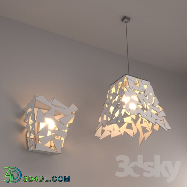 Ceiling light - Chandelier_and_bra_Eglo