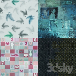 Wall covering - Wall_deco - Contemporary Wallpaper Pack 38 