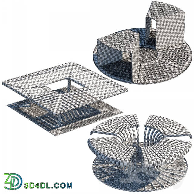 Other architectural elements - Tree Bench Grates