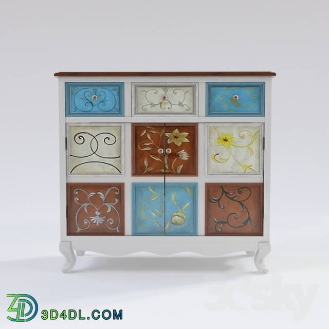 Sideboard _ Chest of drawer - Wood cabinet_CAB26