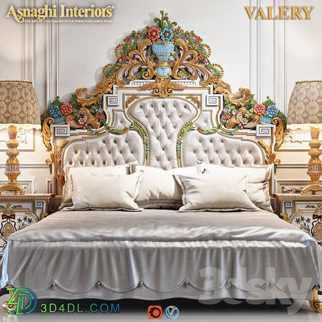 Bed - VALERY ASNAGHI INTERIORS L42801