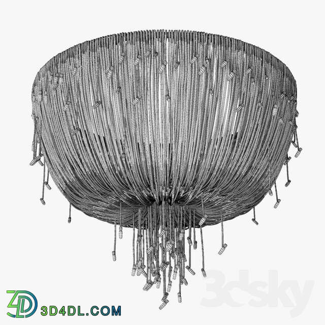 Ceiling light - Louise Bradley - Crystal drape light