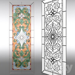 Doors - Stained-glass window 