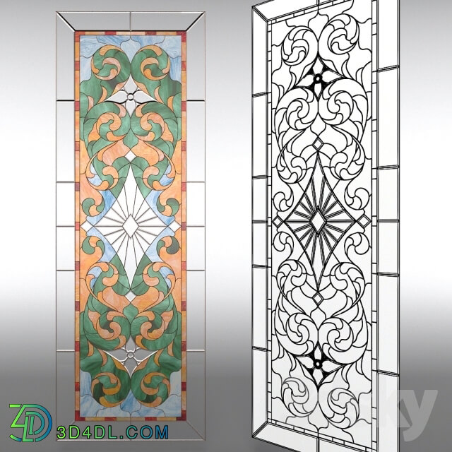 Doors - Stained-glass window