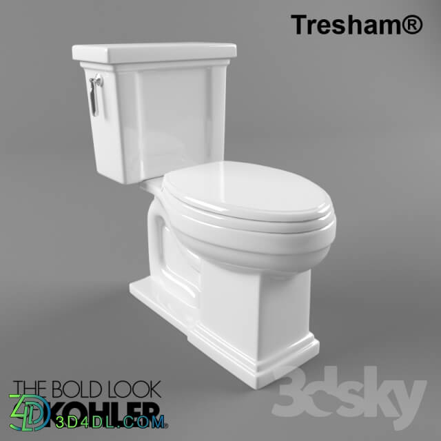 Toilet and Bidet - Kohler Tresham Toilet