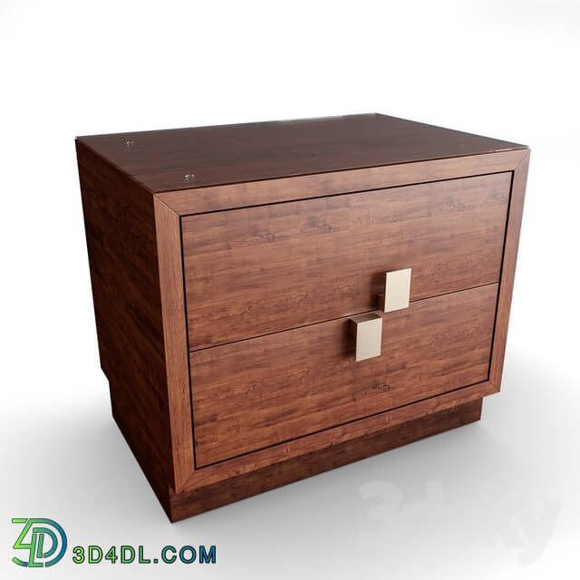 Sideboard _ Chest of drawer - Bedside table with glass