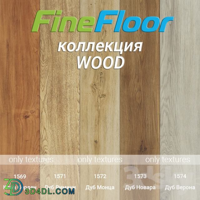 Floor coverings - _OM_ Quartz Vinyl Fine Floor Collection Wood