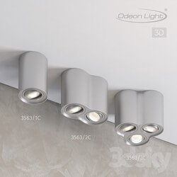 Technical lighting - Ceiling surface lighting fixture ODEON LIGHT 3563 _ 1C_ 3563 _ 2C_ 3563 _ 3C PILLARON 