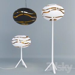 Floor lamp - A series of fixtures B.lux TREE SERIES HALOG Zweifarbig_ T50_ F50_ S50 _ceiling and floor_ 