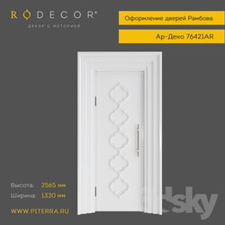 Decorative plaster - Decoration doors RODECOR Rambov 76421AR 